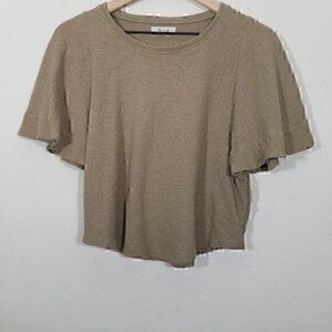 Madewell Tan Crop Top